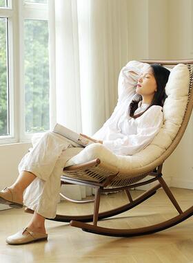 户台外摇椅阳休摇闲椅躺椅家用人懒人NZB摇椅沙发花园庭院单人大