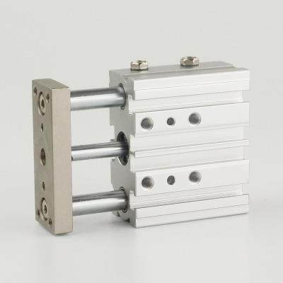 MGC型0SMPM导杆气缸三轴MGPM12-10-MGPM导杆2-30-50-75-100薄型导