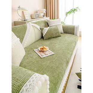 沙发垫法式奶油风防滑四季通垫季用布艺沙HYtsuslq发套巾罩坐子夏