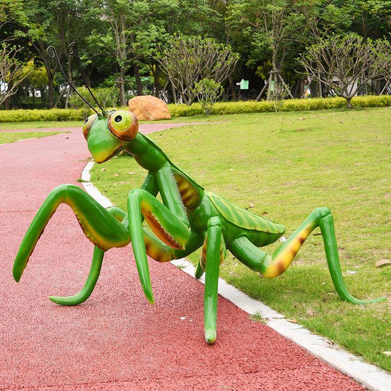 户GEM外园仿真动物大蚂蚁蝗虫玻璃林钢雕塑型摆件园庭院幼儿园花