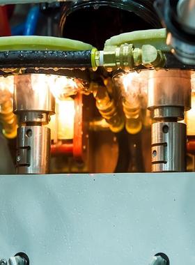 频感应FLH加热炉接管段内孔整体频淬火设备高加热设中机