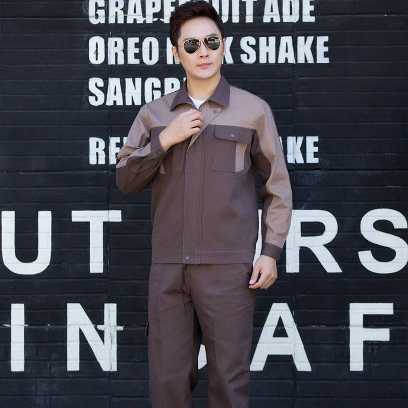秋冬款工作DUE服款套全棉男安全防服车护间女工装套装