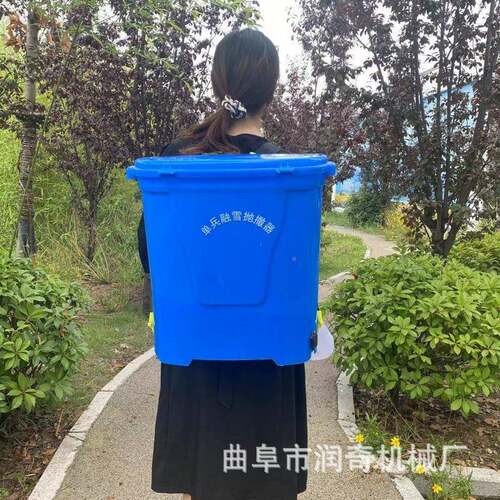 2L背负式动产撒肥播种器电动手持大甩盘农用施5肥器水养殖投CAD电