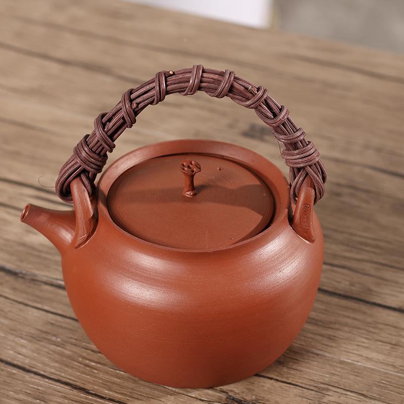 潮烧水煮跳盖茶具莲藕提州砂铫陶壶煮GIK水茶壶陶梁瓷