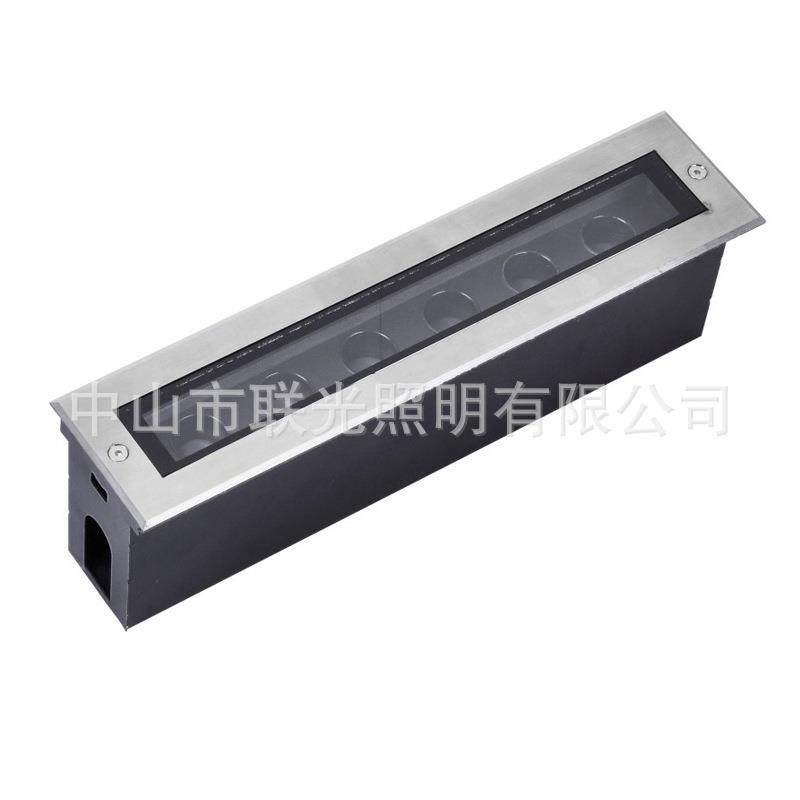 户外LED埋地灯24W防眩性嵌入式线型地埋灯2KL-01光4V可调角度线地