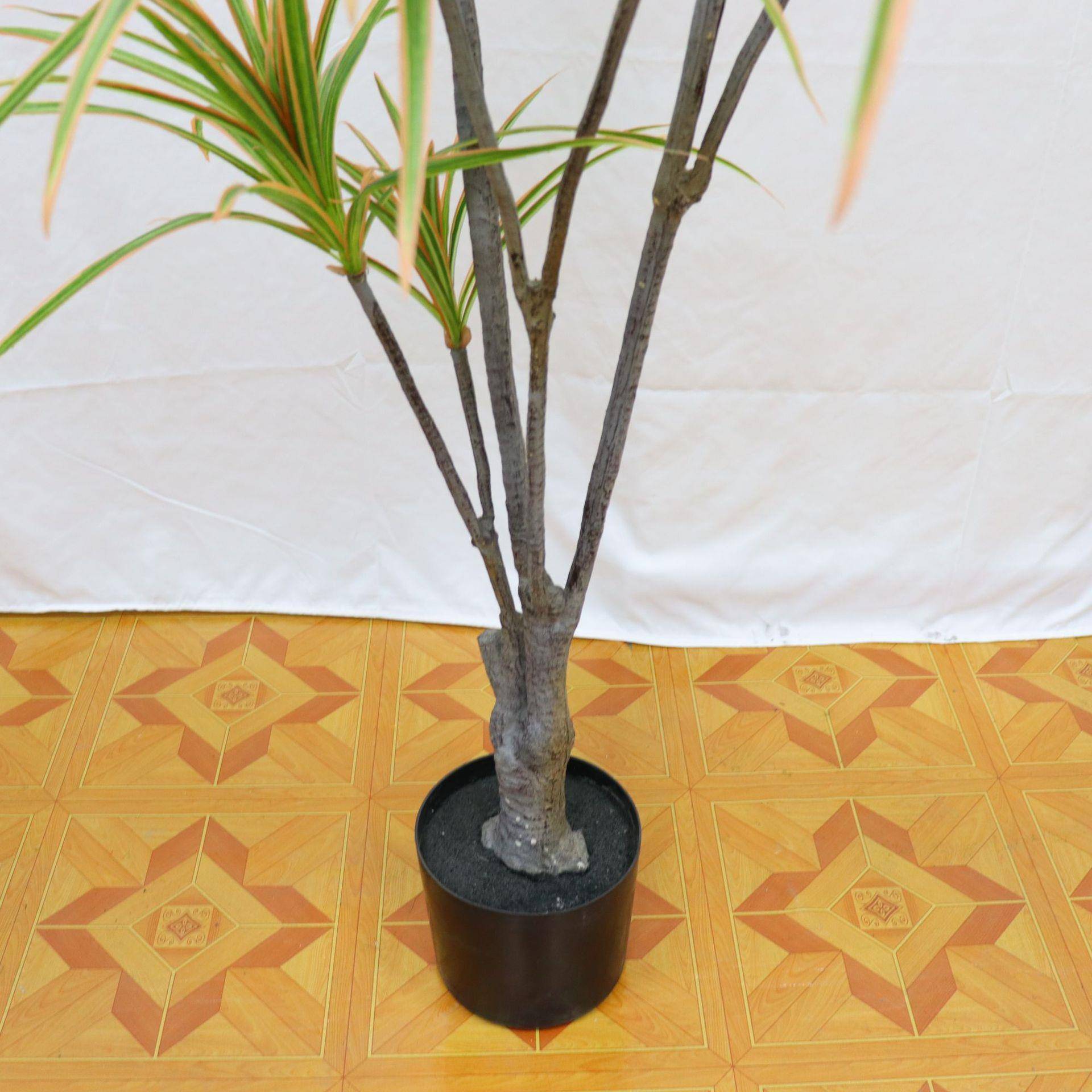 仿真植软内物WYA龙血树千年木绿植盆栽家居客厅摆室橱窗装设件计