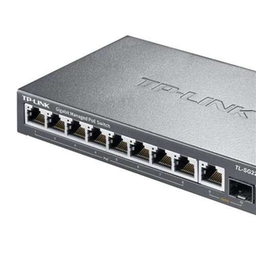 TP-LINTEL-SGP2210P云管理8口千兆oAJG交换机K千兆上联SFP/网口