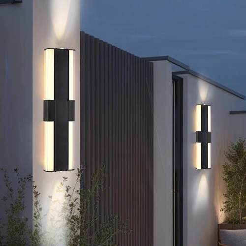 新款别户外防水ld长条壁030609灯墅户庭院入大门门e柱灯露台室外