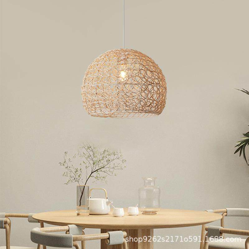 现代约简风浪创意个性吊灯餐厅藤麻球鸟巢阳台505温馨漫藤编艺手,家装灯饰光源,智能吊灯,淘宝优惠券,粉丝福利购,淘宝优惠卷