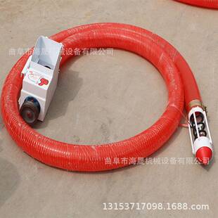 石粉车载上粮机型号 粮食谷物倒上料机 颗粒软管车载吸粮机