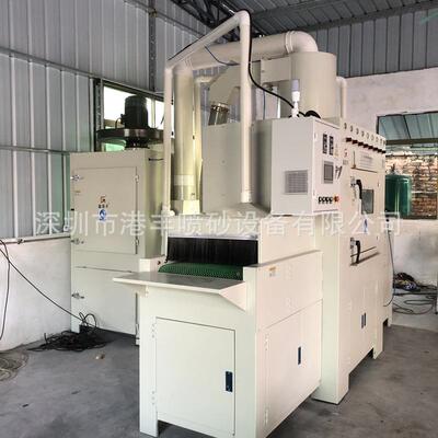 港丰输送自动鑫喷砂各类金玻璃木板亚KFS属克力石材机喷砂