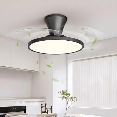 2025年新卧款超薄全光谱护眼简无品牌/约隐形风扇灯餐室防眩厅光