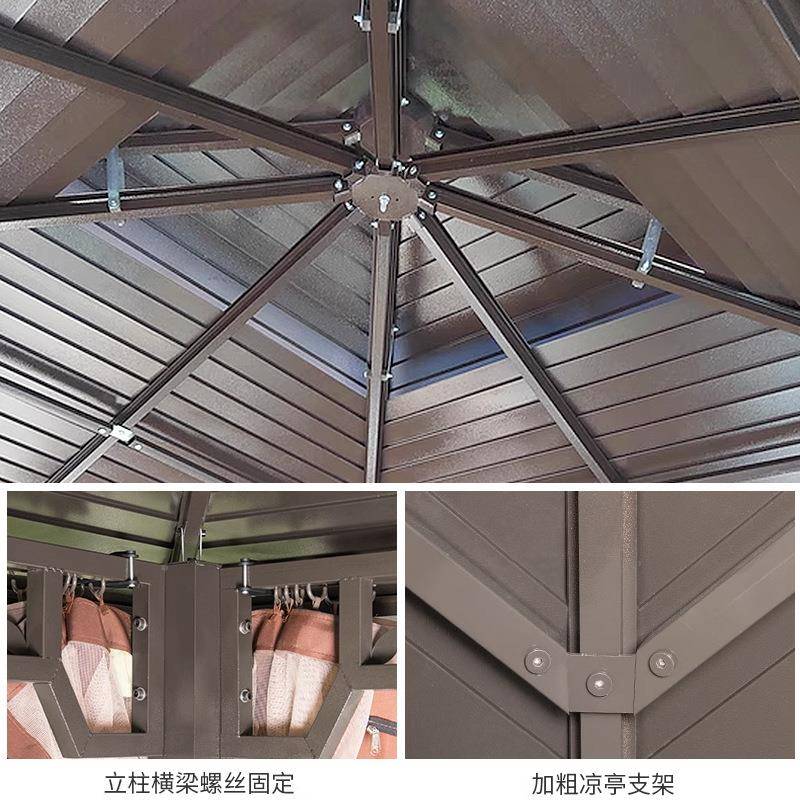 天户外镀锌葡萄阳架凉亭室外露庭院别墅花园农家乐休台DMJ闲乘凉
