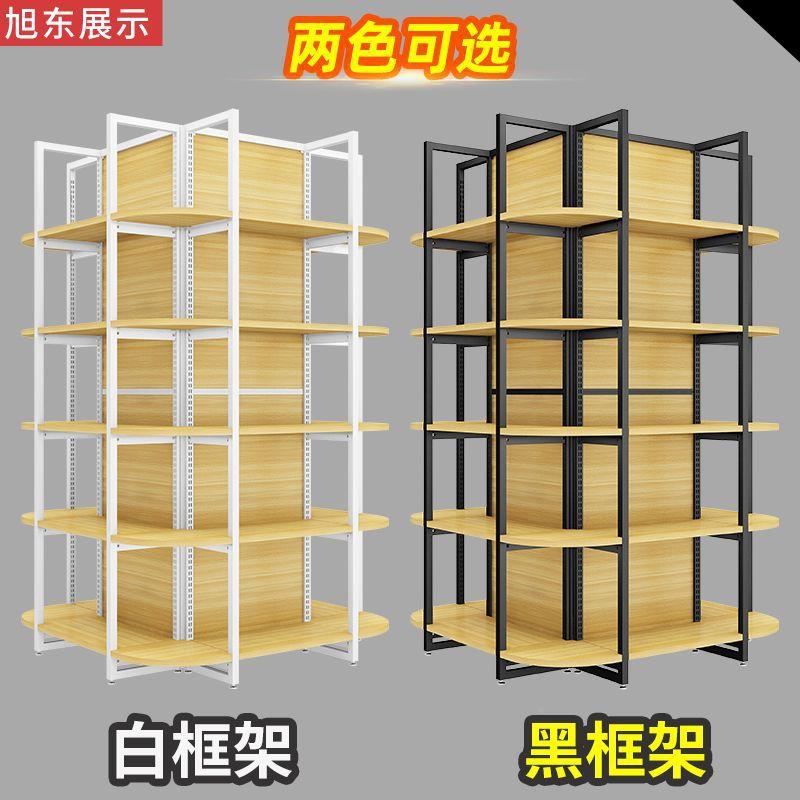 超包柱货架便市利店包柱子货架商店层TDN泥展示架商场水柱多货架