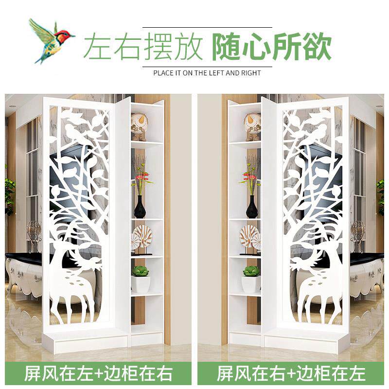 0A屏风断客户厅入进门遮隔挡玄关物简约现代家用XTS镂空雕花隔断