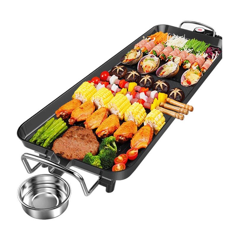 烧烤炉家用烤肉盘电烤盘铁板烧盘无烟电烧烤炉小烧烤架烤肉机