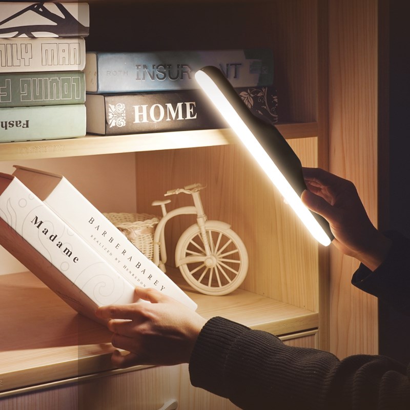 酷毙灯led小台灯USB充电护眼书桌大学生宿舍卧室学习床头灯管磁吸