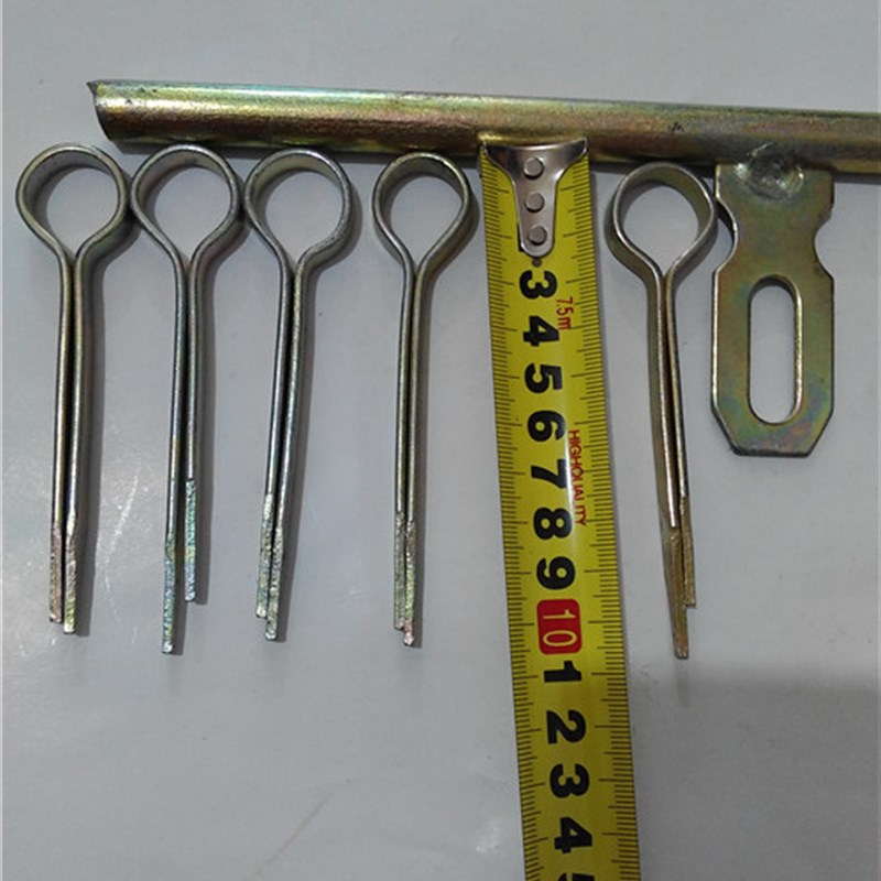 3cm外门闩大门明插销防盗木门家具插销带锁门栓门扣铁门闩