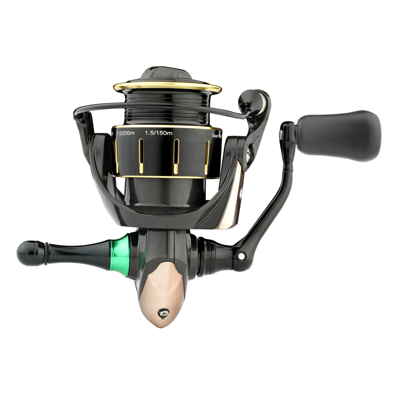 路亚纺车轮1000/00/3000碳素微物远投滑漂斜口浅线杯鱼轮