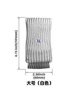 跨境新品氩弧焊专用防烫焊接手指套XL耐高温纤维电焊手指套10PCS