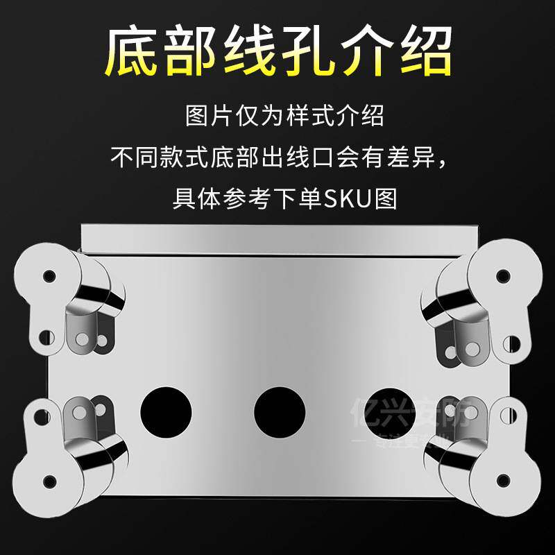 不锈钢配电箱控制箱监控电控仪表落地箱室外防雨水落地柜300 400