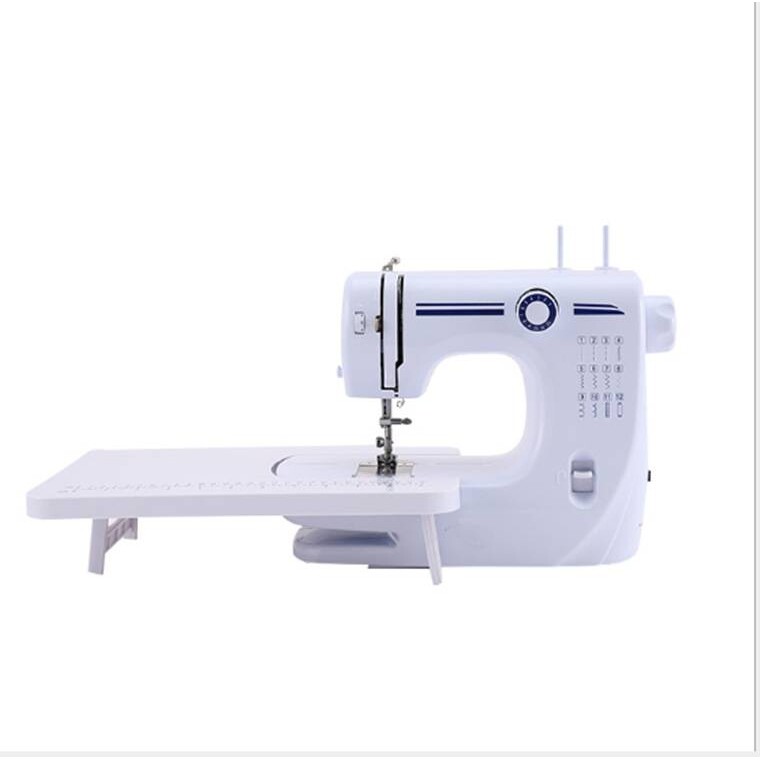 厂家直销型号608缝纫机家用多功能5线迹锁边小型电动缝纫机双针