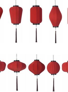 蓝色铁艺套布花灯弹布灯笼广灯彩色商场开业外力JMG防水室内装户