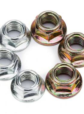 NGP全金属自锁螺防母M4-M1松4金属防螺帽镀锌GB6184钢脱片防震落