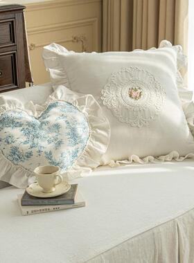 1VPR法式沙发枕白色头靠垫套抱客厅背靠垫大枕头60x0超6大DVQ床尺