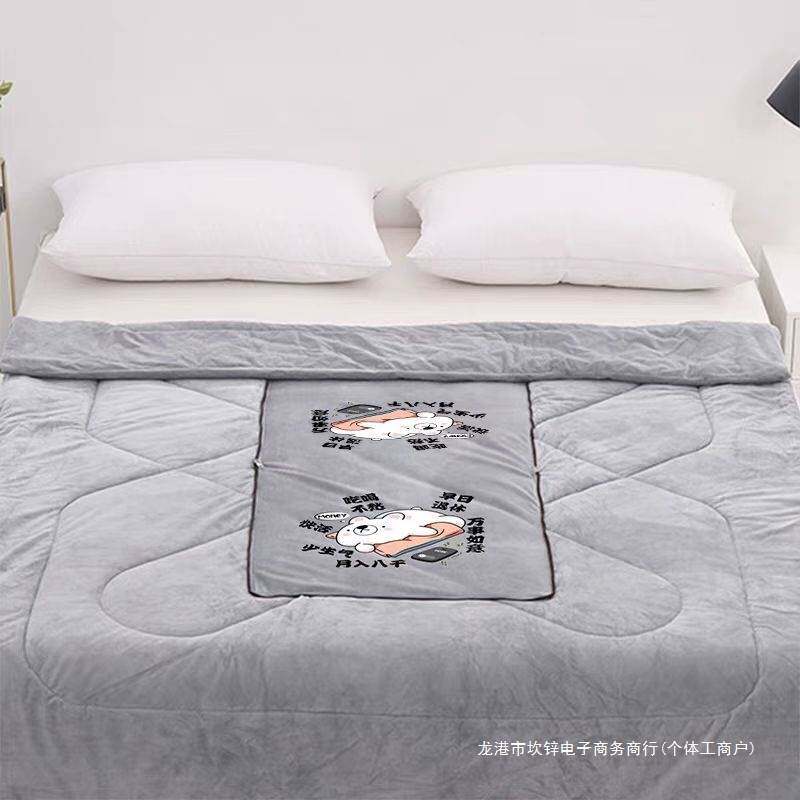 抱枕被子两用冬天加厚办公室折叠午睡枕头毯子二合一车载汽车靠枕