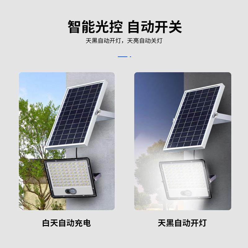 感应投光灯户用外防雨防ESO雷智能光耐控高温高光家庭院灯亮强光