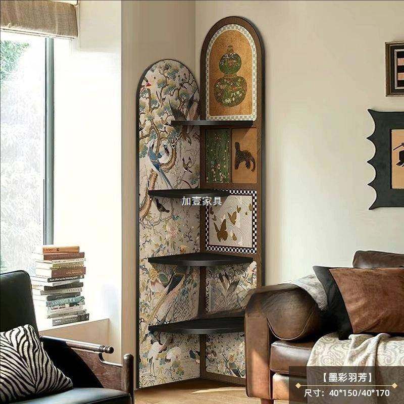 复古风转角置物架沙发旁收纳角柜v中古iUCGntae摆g件其三他客厅中,鲜花速递/花卉仿真/绿植园艺,其它园艺用品,淘宝优惠券,粉丝福利购,淘宝优惠卷