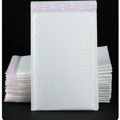 白色哑光加厚气递泡信封袋10包0克哑光IOP膜泡袋快服装五金气打袋