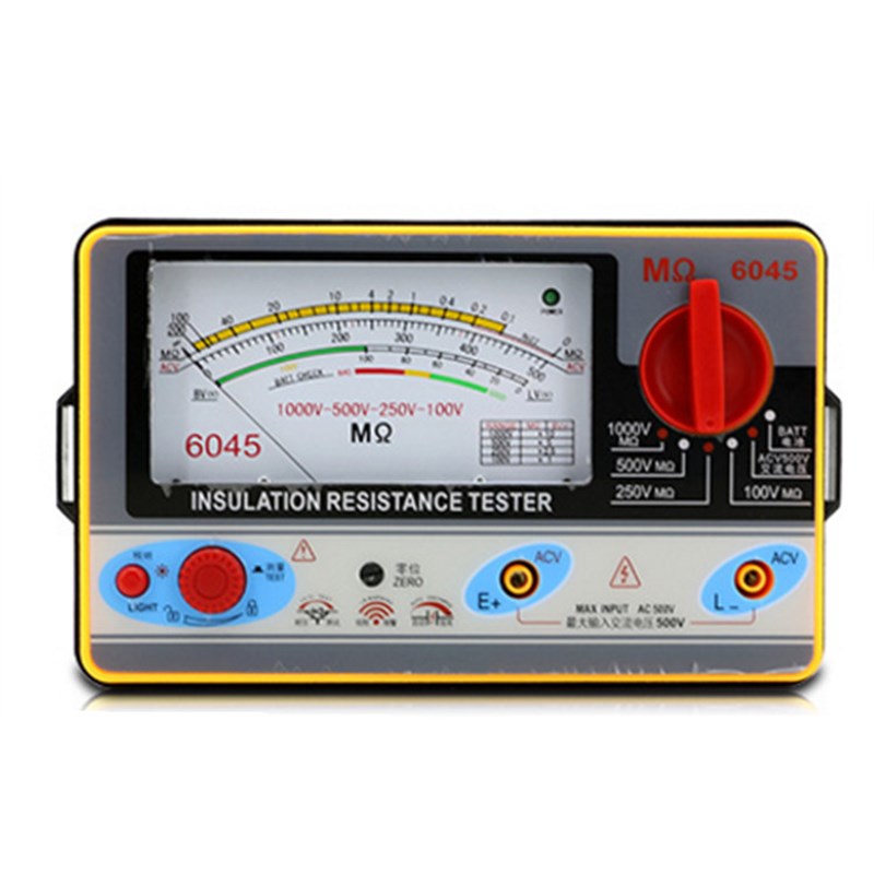 天宇绝缘电阻测试仪TY018指针式电阻表电子兆欧表0V 1000V