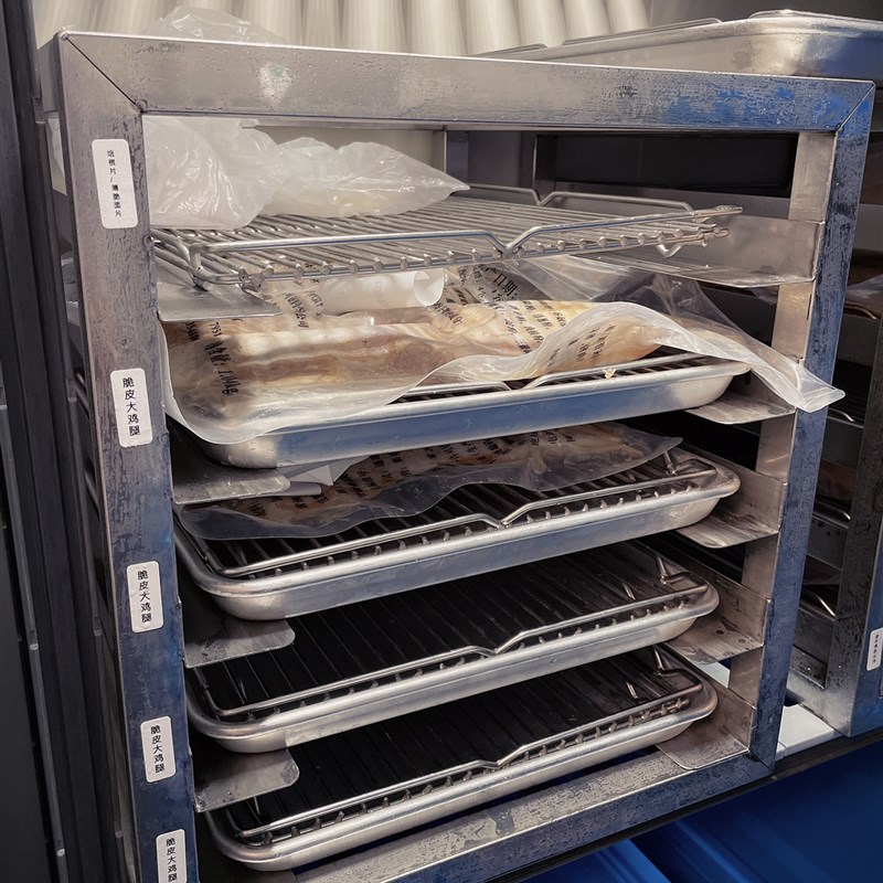 肯德基菜库鸡库解冻架含票凯峰商贸高2进深宽度39不锈钢制品