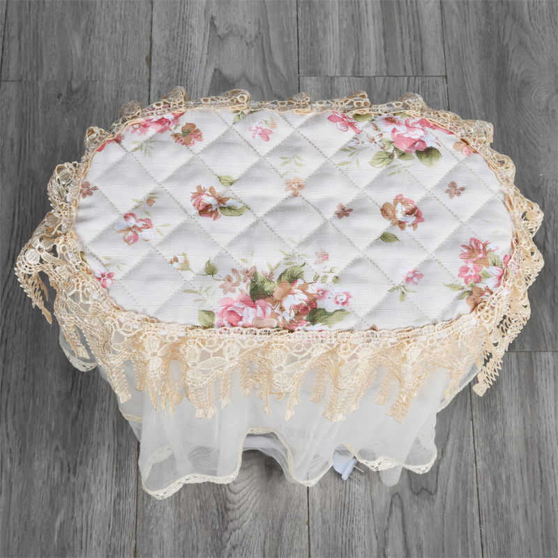 空气净化器粉色盖布田园英伦流苏防尘布蕾丝盖巾暖风机防尘罩