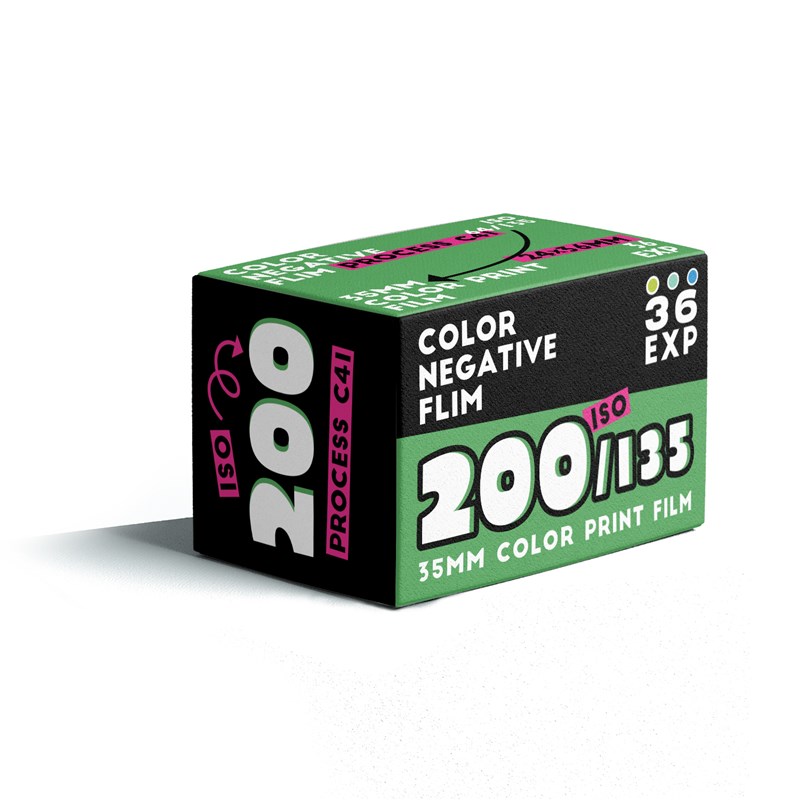 电影除碳卷胶片c1冲洗3张彩色胶卷负片菲林分装卷20年远期