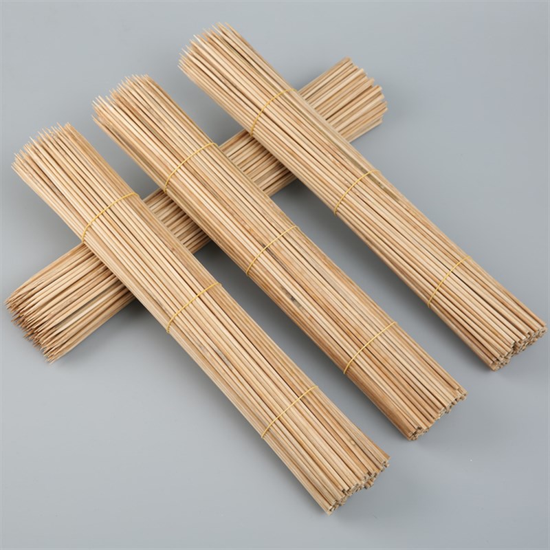 一次性烧烤面筋竹签子.0mm*20//28/30///5cm棉花糖葫芦
