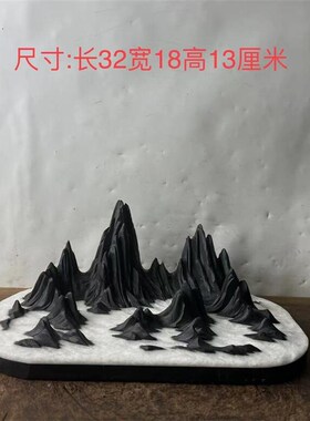 灵璧石 造型石精品磬石摆件鱼缸造景石观赏石像形石工艺山峰石