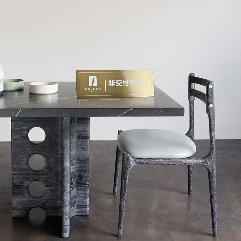 不锈钢台号桌牌牌桌号牌台卡座位牌数字台牌号码贴餐桌台面牌