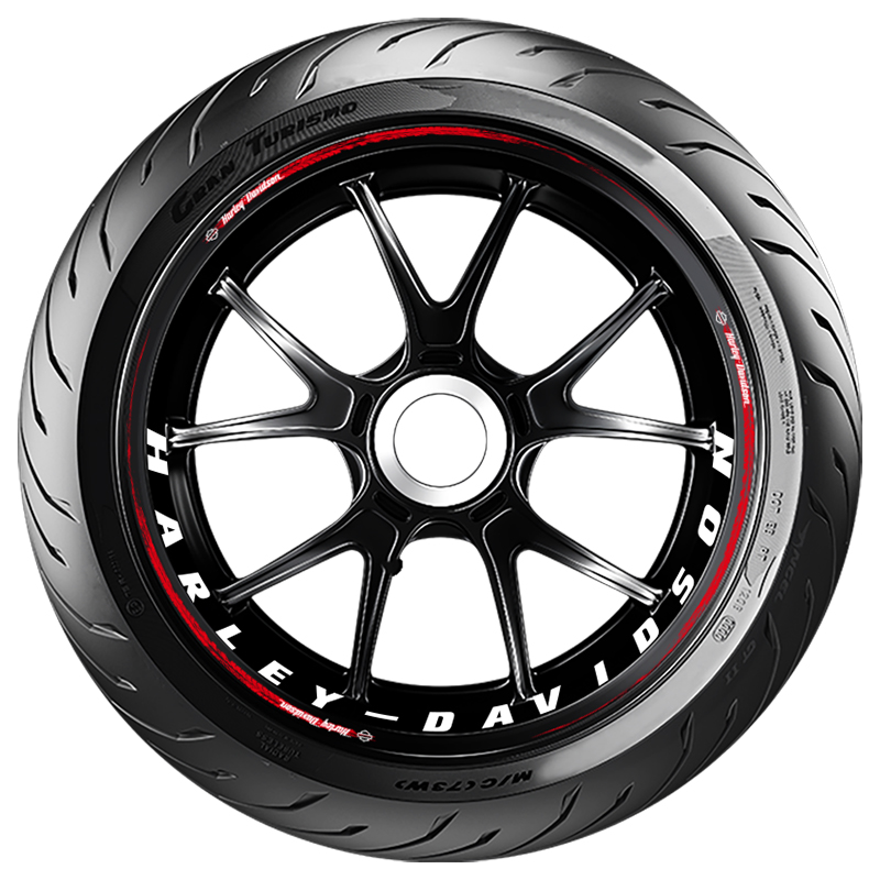 适用哈雷泛美10DV轮毂贴轮圈贴轮胎反光贴纸车贴防水专用改装