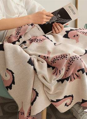 森德卡通海马针织毛盖毯季通用A儿类BLA棉毯童房客厅毯汽四车毯