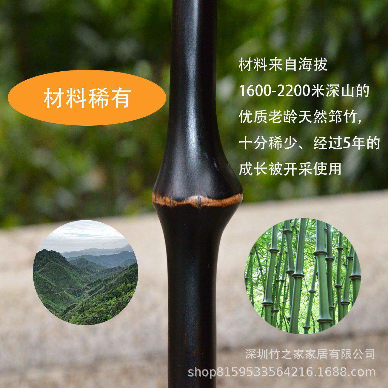 筇竹坑几茶台展示台LDCZ2400便携式家具竹榻榻米小桌床上桌家用飘