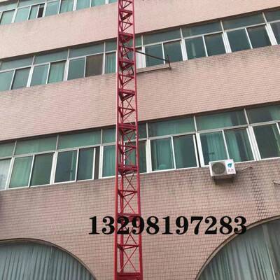 建筑工地货物升机八落层楼房物料提升机四川高用XDG楼防坠升降降