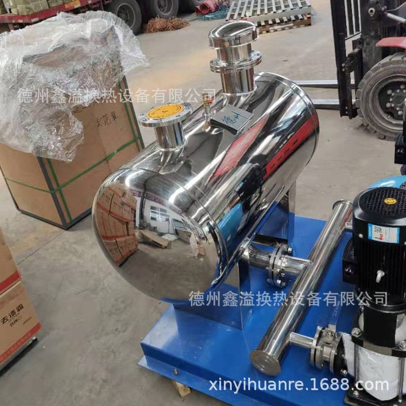 接管网加压给水设备机组 不锈钢稳流罐抑制器 供水设备