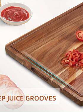 金木合FCK欢木砧板家方用厨房加厚面双切菜板水果面包甜品长形实