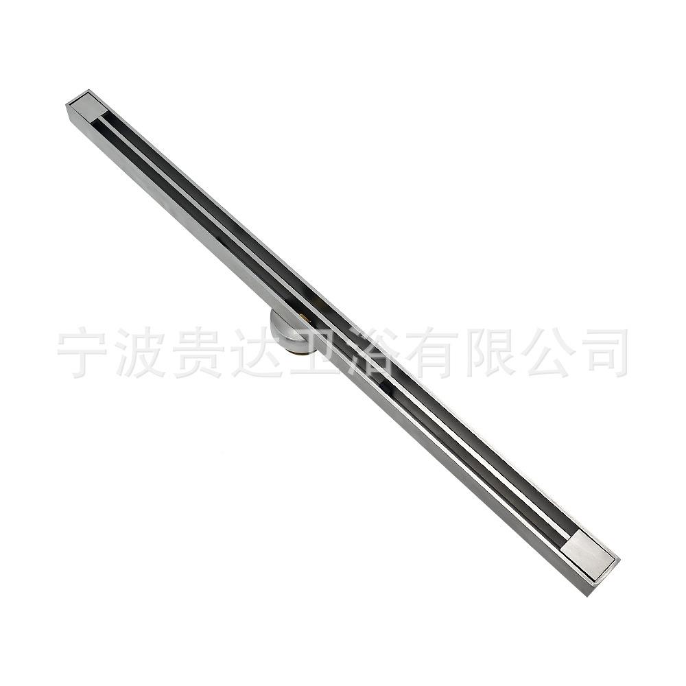 长条藏生FJU式卫间淋浴隐防臭芯地镶砖线型浴室漏排水大排量地漏