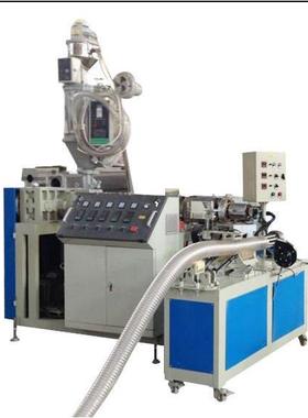 低产能耗塑料钢丝弹簧软管ZGR生产设挤出机钢铜丝PU吸塑软管备生