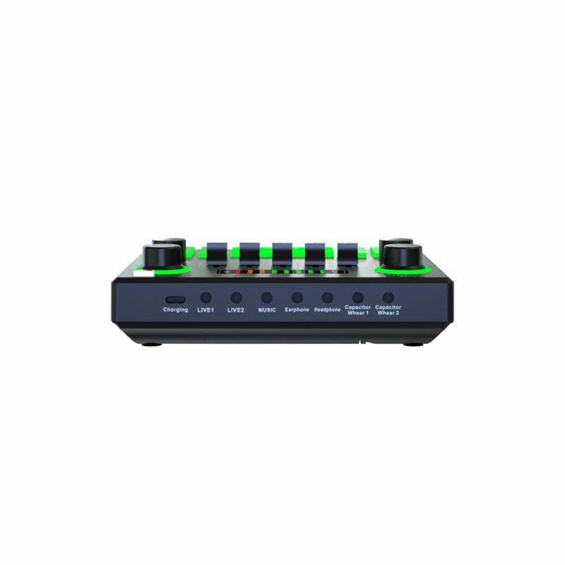 liveV9SJ英文版声卡直播专用电脑手机可用跨境多种音效和变声