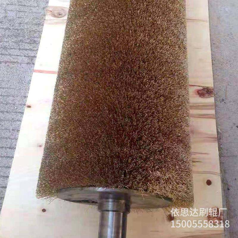 优钢毛辊PBV刷丝除机锈除毛刺不锈钢丝辊刷质械抛光打磨拉丝毛刷